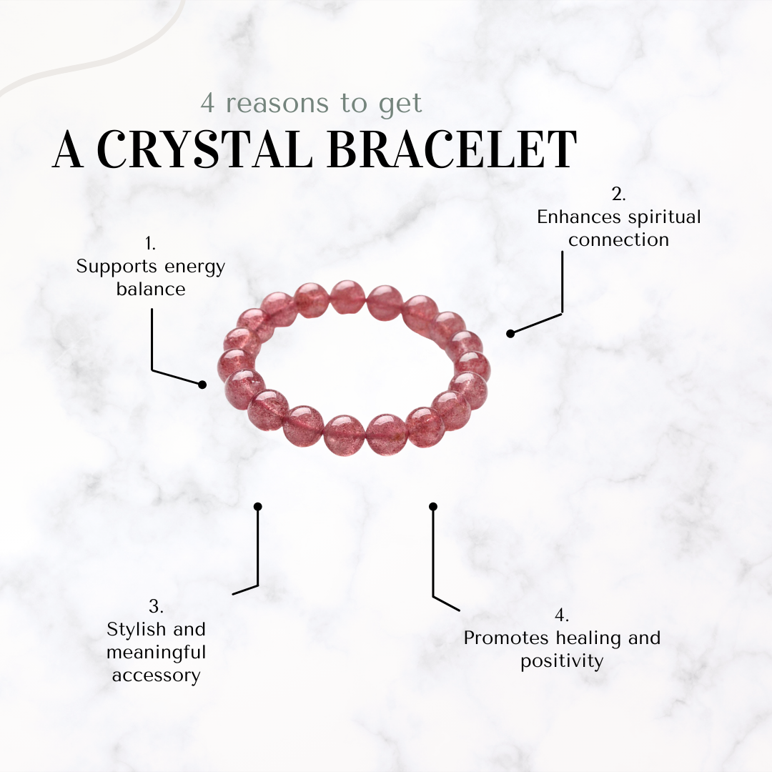 Strawberry Quartz Bracelet