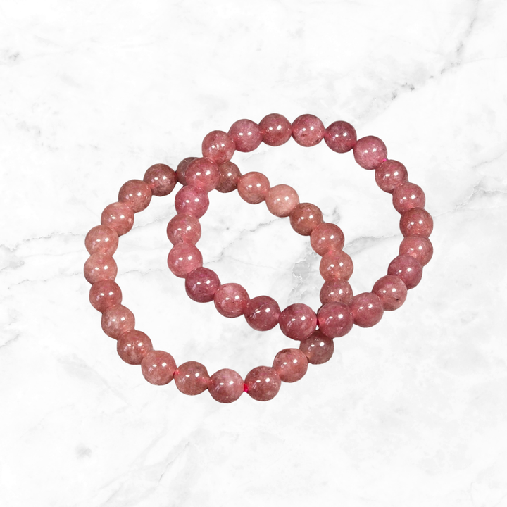 Strawberry Quartz Bracelet