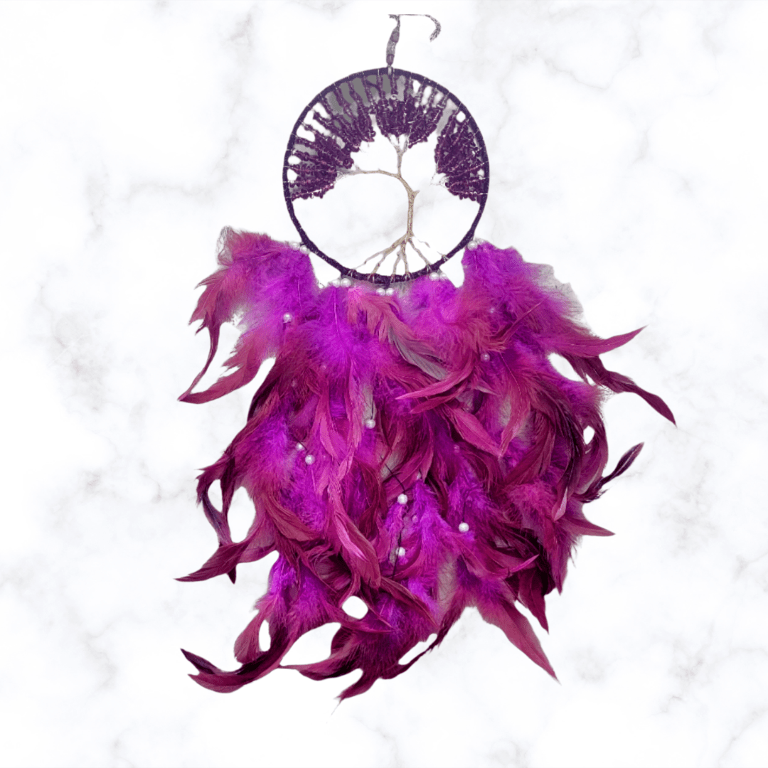 dreamcatcher - Amethyst Tree of Life Dreamcatcher - The Lavish Essentials