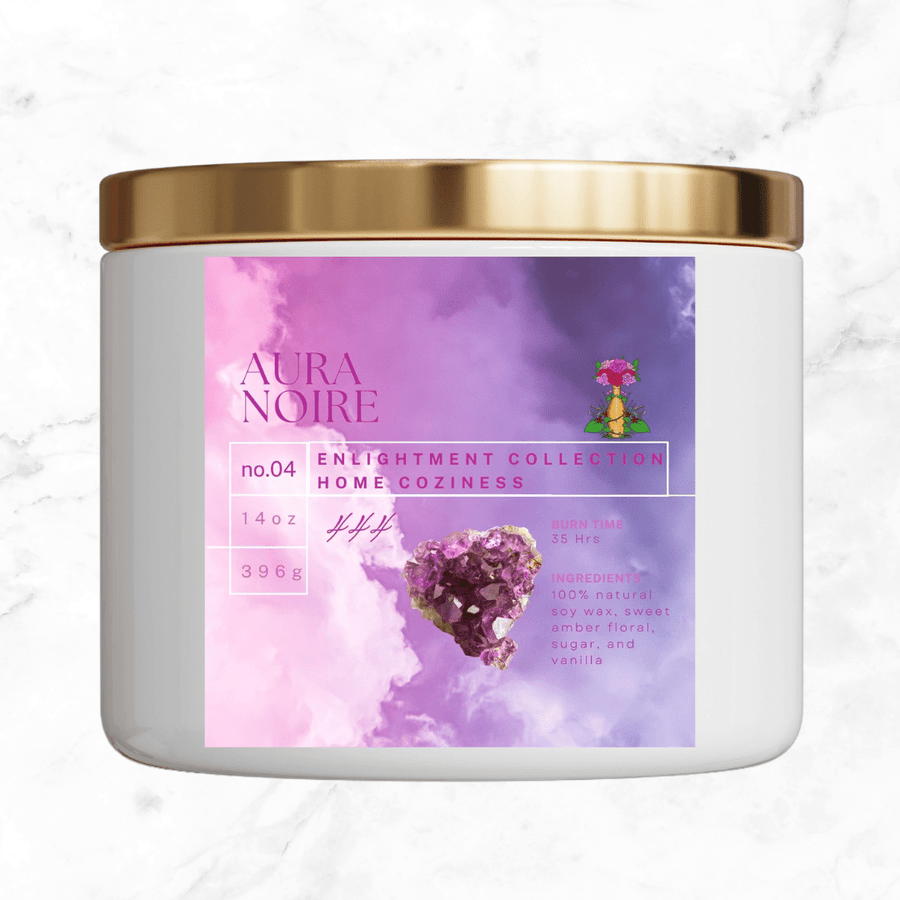 Candle - Aura Noire Candle 444 - The Lavish Essentials