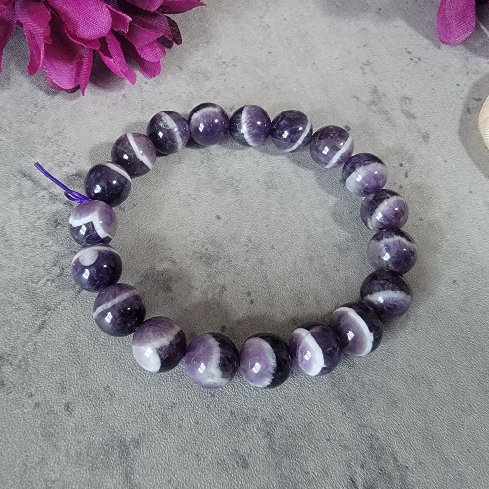 Bracelet - Chevron Amethyst Bracelet - The Lavish Essentials