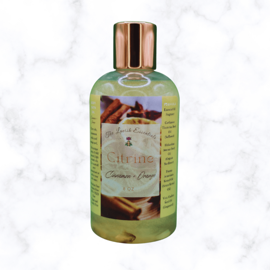 bath oil - Citrine - Body Oil - The Lavish Essentials