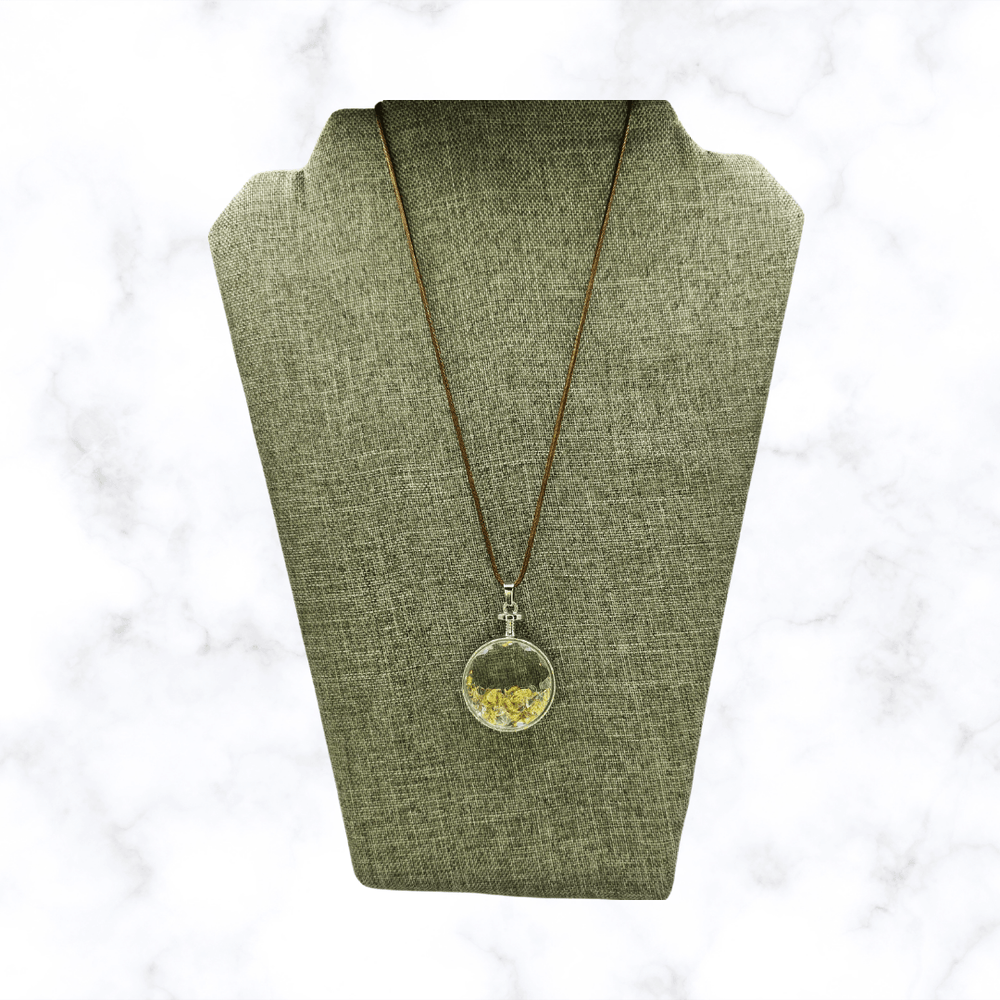 necklace - Citrine Locket Necklace - The Lavish Essentials