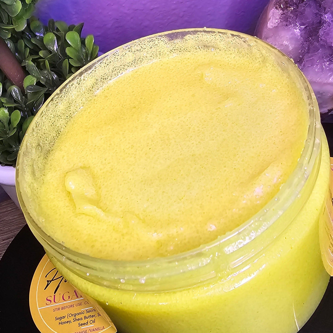 body scrub - Citrine Sugar Scrub - The Lavish Essentials