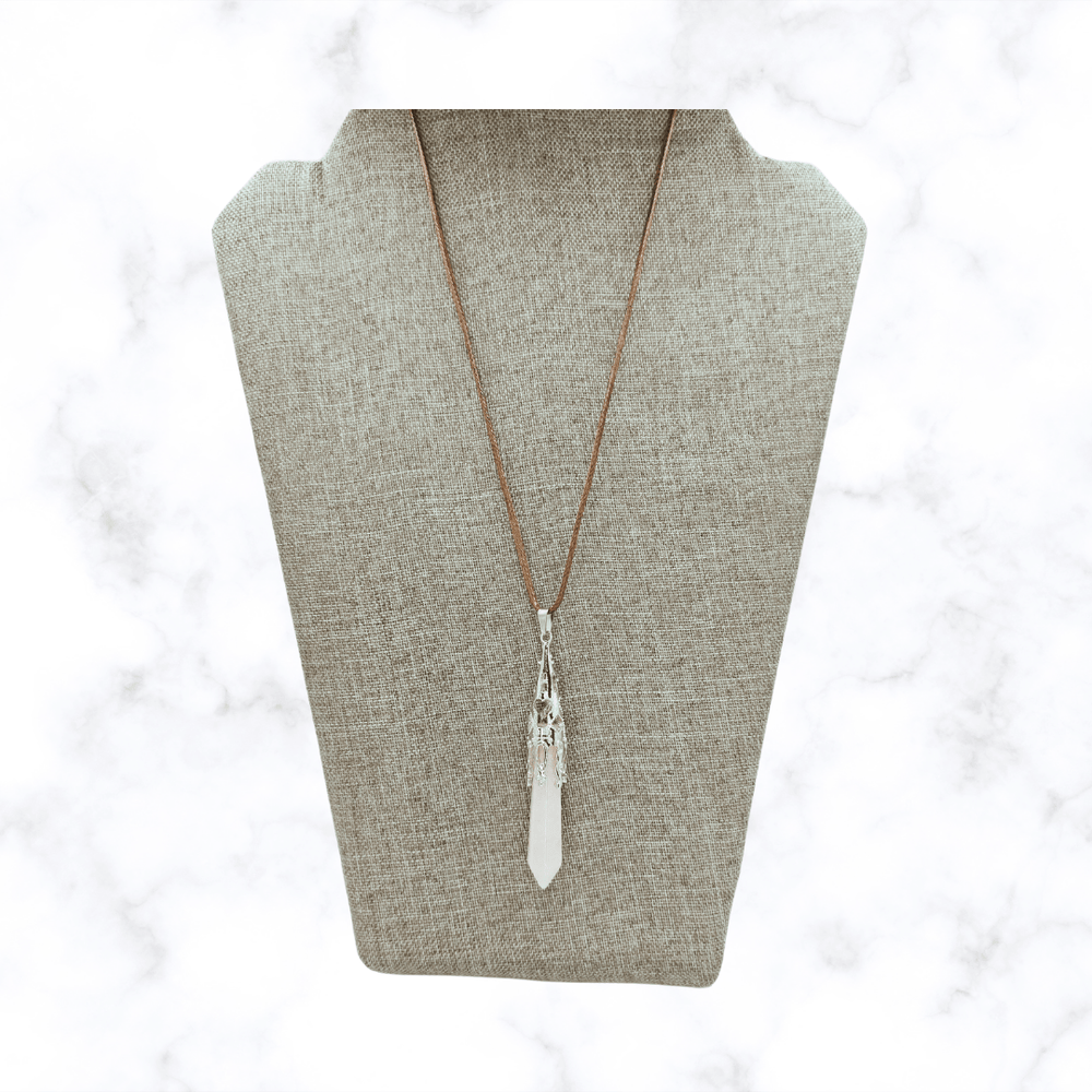 necklace - Crystal Point Drop Necklace - The Lavish Essentials