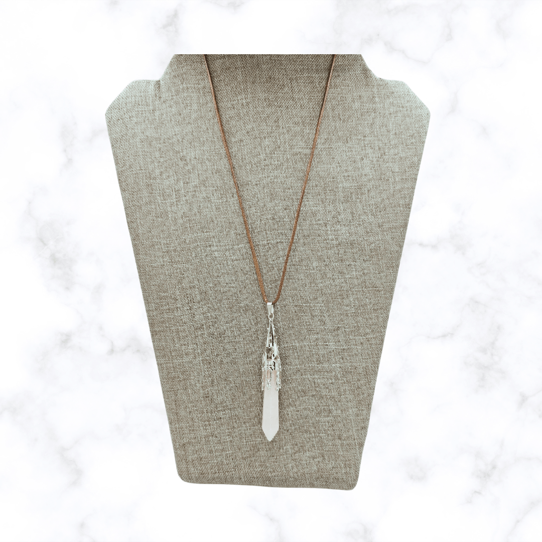 necklace - Crystal Point Drop Necklace - The Lavish Essentials