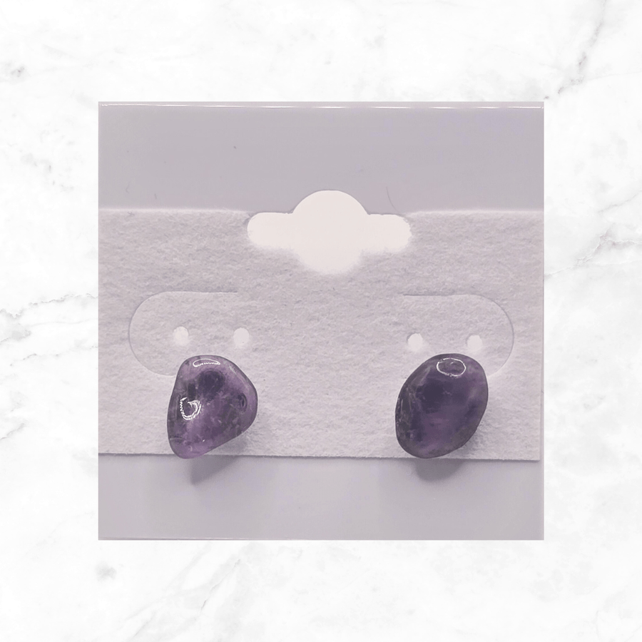 necklace - Crystal Stud Earrings - The Lavish Essentials