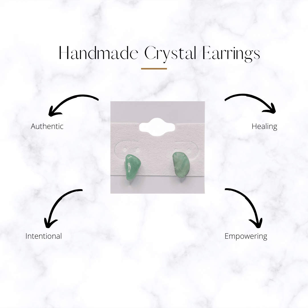 necklace - Crystal Stud Earrings - The Lavish Essentials