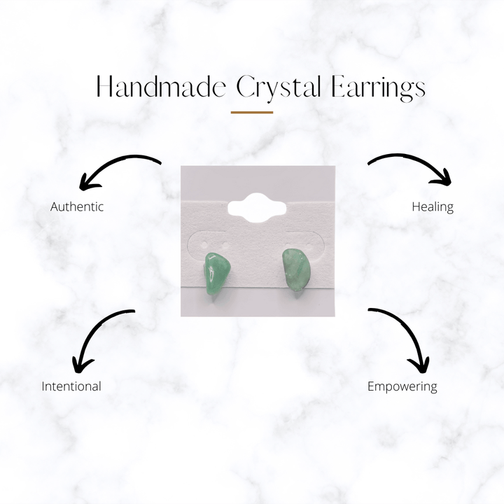 necklace - Crystal Stud Earrings - The Lavish Essentials