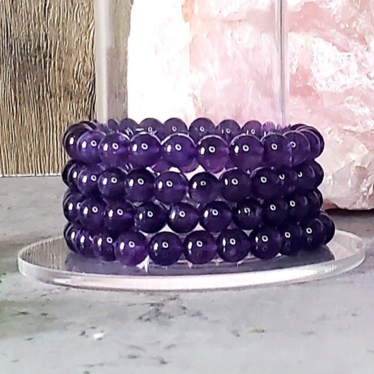 Bracelet - Dark Amethyst Bracelet - The Lavish Essentials