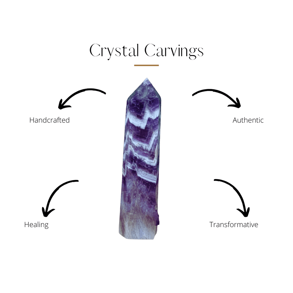 crystal gemstone - Dream Amethyst Tower - The Lavish Essentials