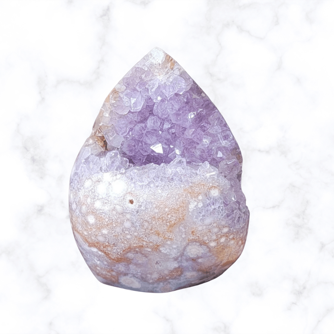 crystal/gemstone - Drusy Amethyst Flower Freeform - The Lavish Essentials