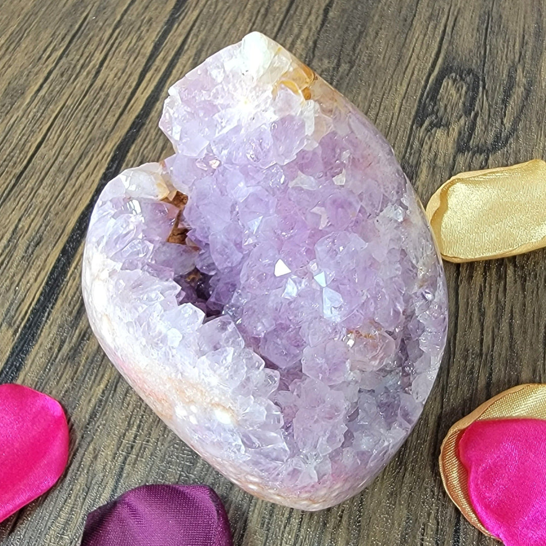 crystal/gemstone - Drusy Amethyst Flower Freeform - The Lavish Essentials