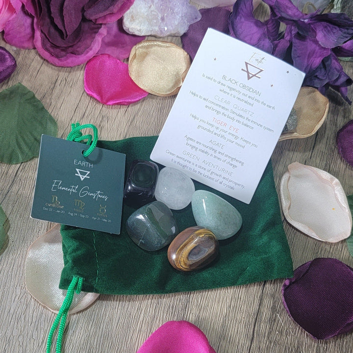 crystal gemstone - Earth Element Collection - The Lavish Essentials