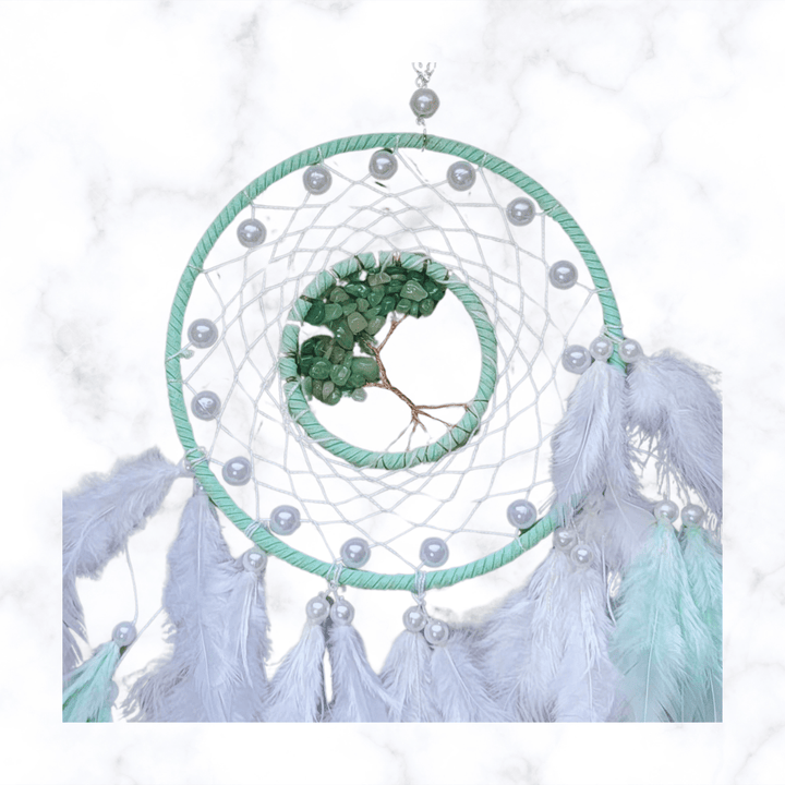 dreamcatcher - Green Aventurine Crystal Dreamcatcher - The Lavish Essentials