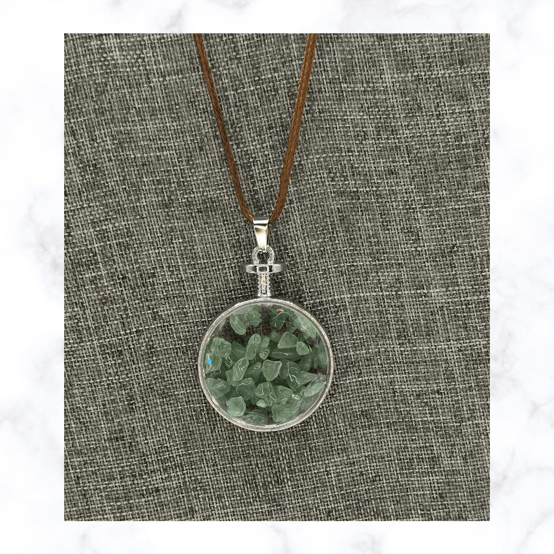 necklace - Green Aventurine Necklace - The Lavish Essentials