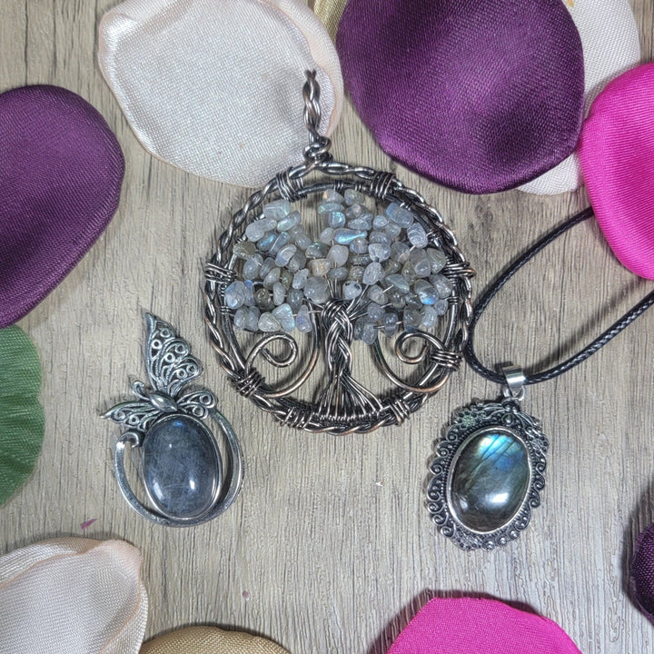 necklace - Labradorite Necklace - The Lavish Essentials