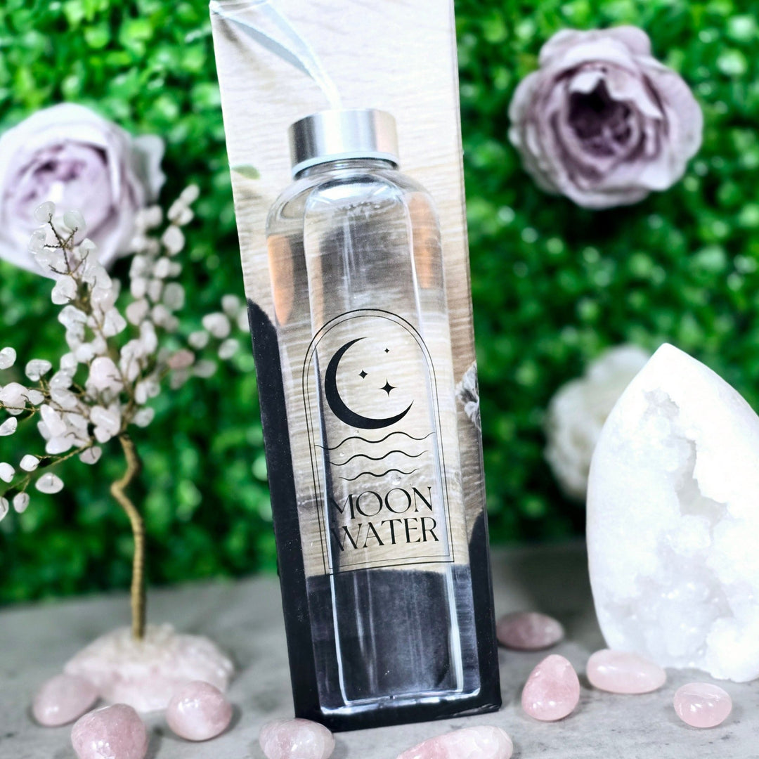 crystal/gemstone - Moon Water Bottle - The Lavish Essentials