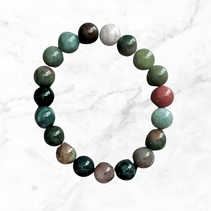 bracelet - Moss Agate Bracelet - The Lavish Essentials