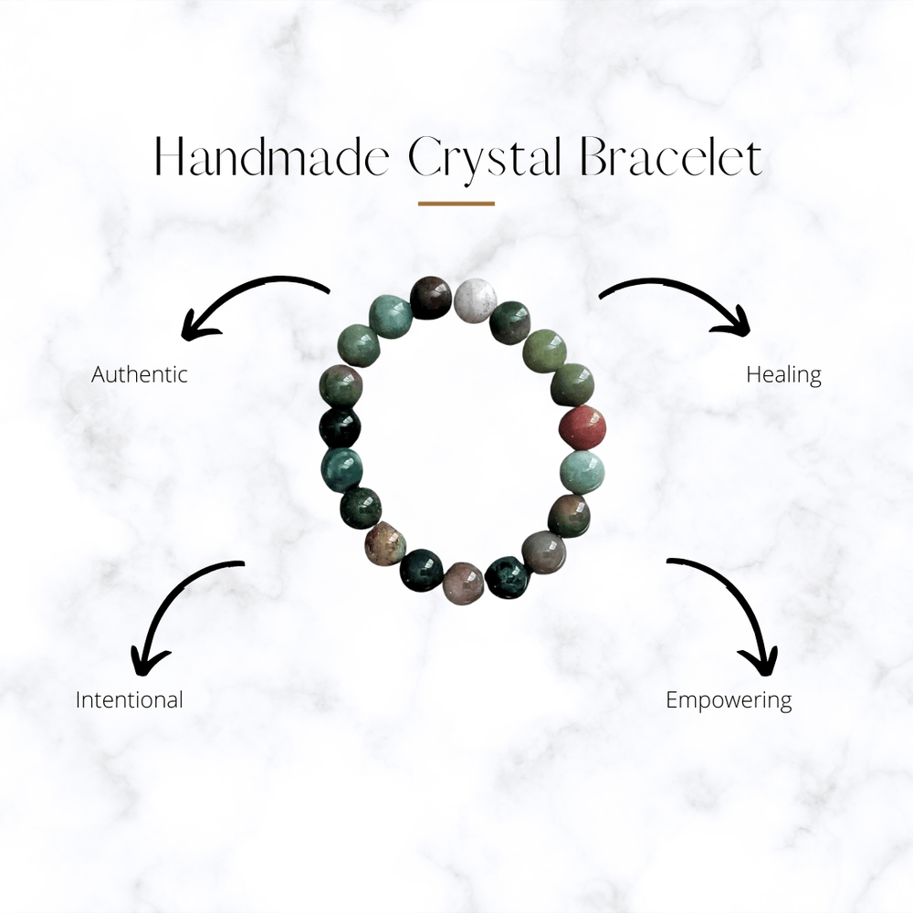 bracelet - Moss Agate Bracelet - The Lavish Essentials