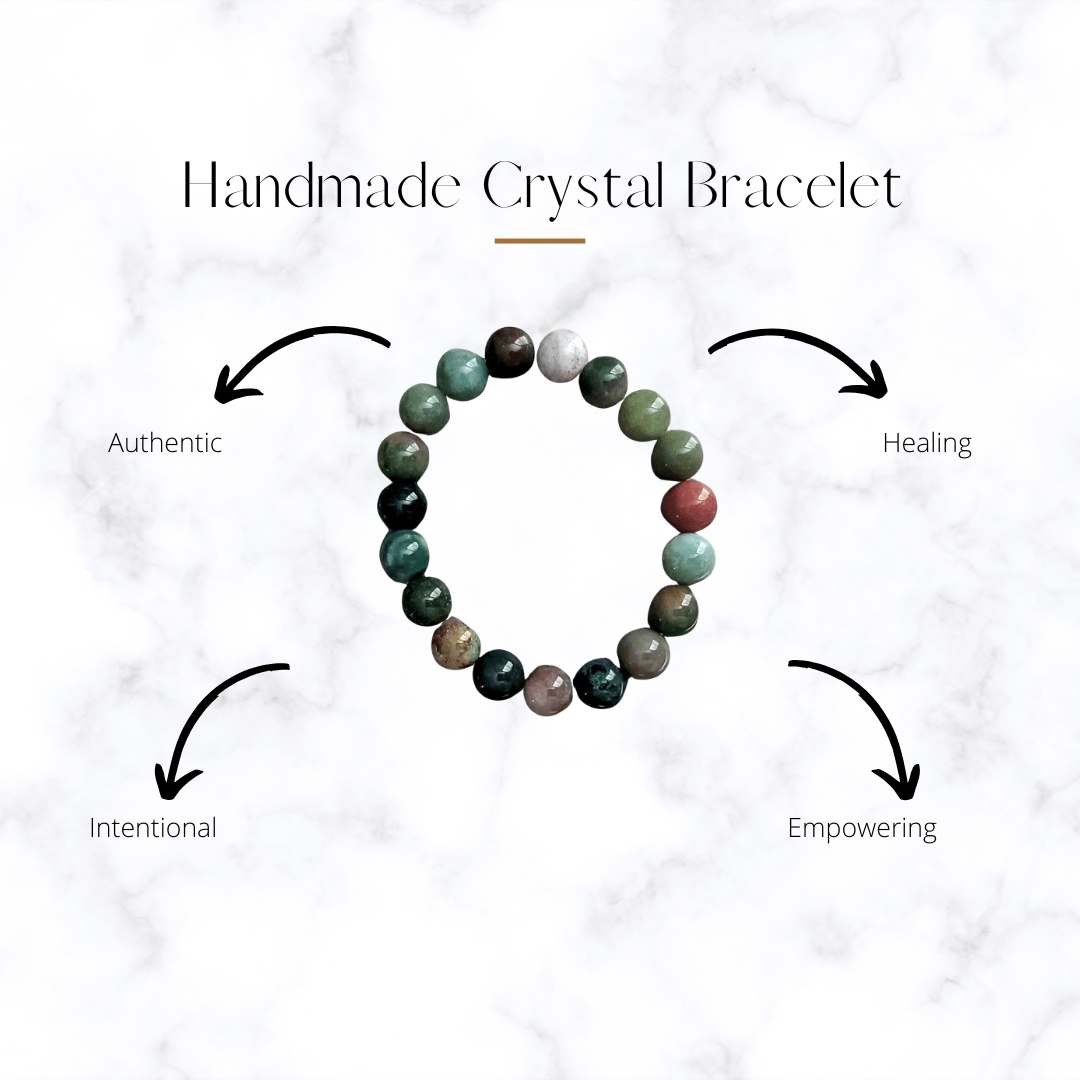 bracelet - Moss Agate Bracelet - The Lavish Essentials