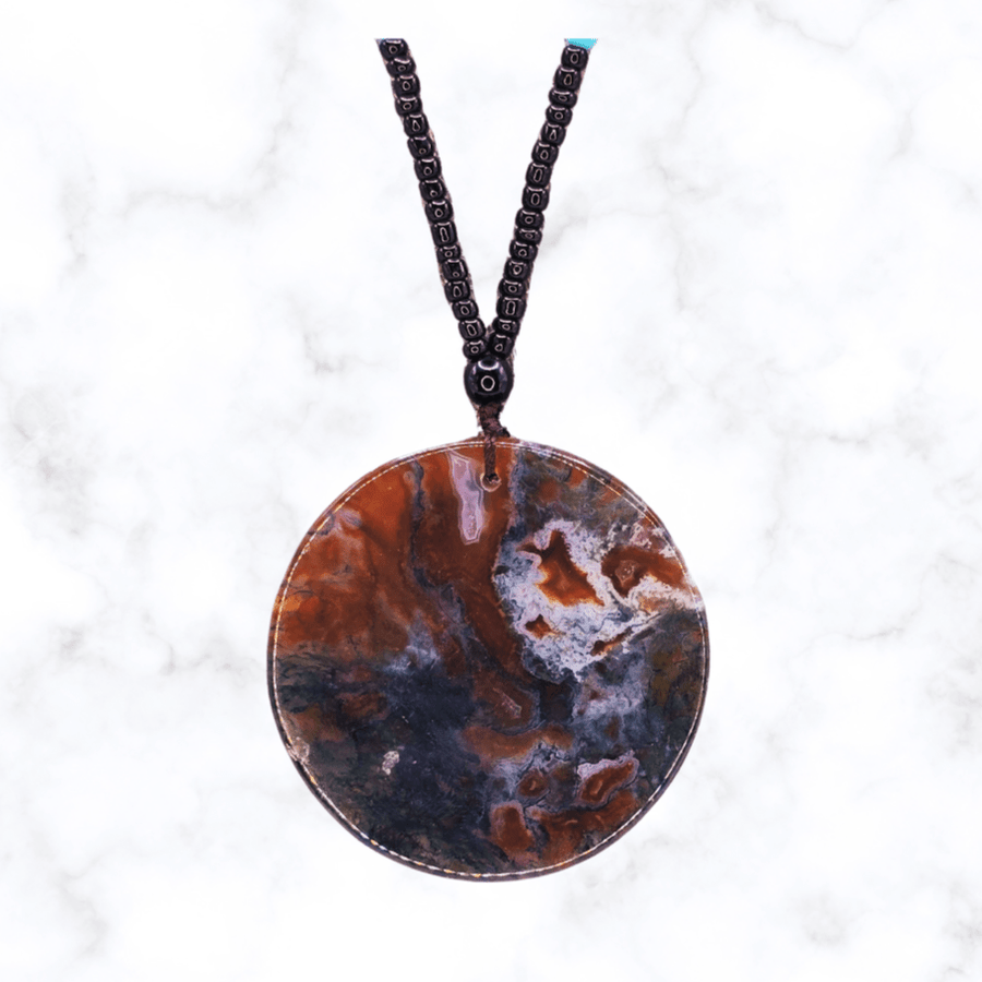 necklace - Moss Agate Necklace - The Lavish Essentials