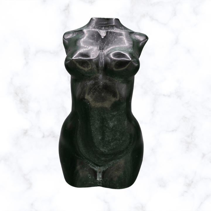 gemstone crystal - Obsidian Body Statue - The Lavish Essentials