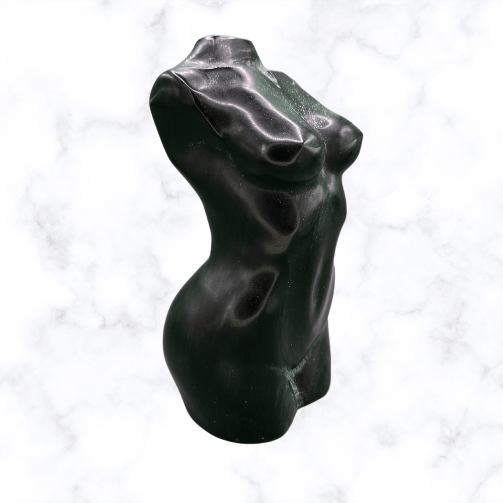 gemstone crystal - Obsidian Body Statue - The Lavish Essentials