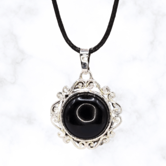 necklace - Obsidian Necklace - The Lavish Essentials