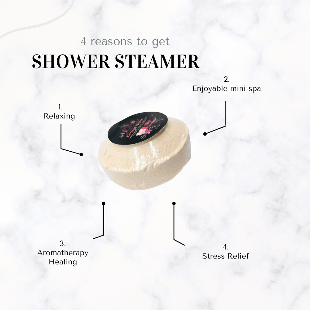 shower steamer - Orange Grove Shower Steamer - The Lavish Essentials