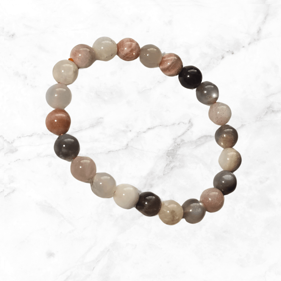 Bracelet - Peach Moonstone Bracelet - The Lavish Essentials