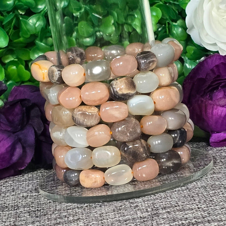 Bracelet - Peach Moonstone Bracelet - The Lavish Essentials