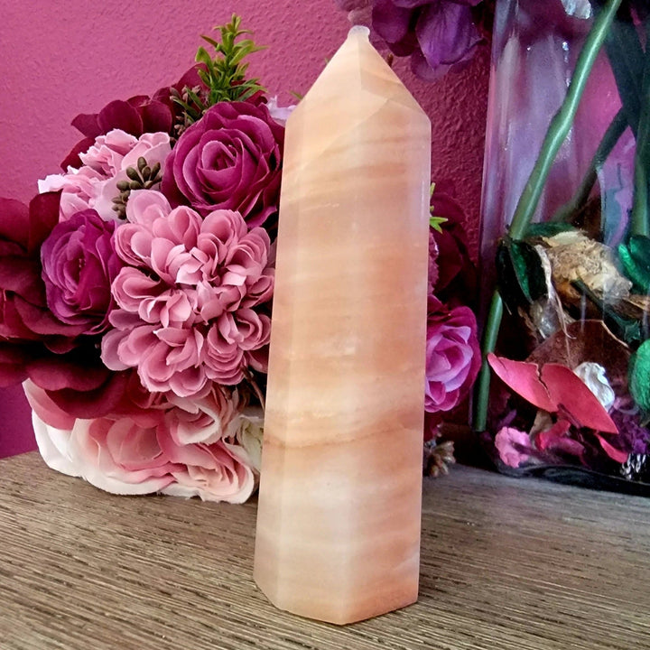 crystal/gemstone - Pink Aventurine Tower - The Lavish Essentials