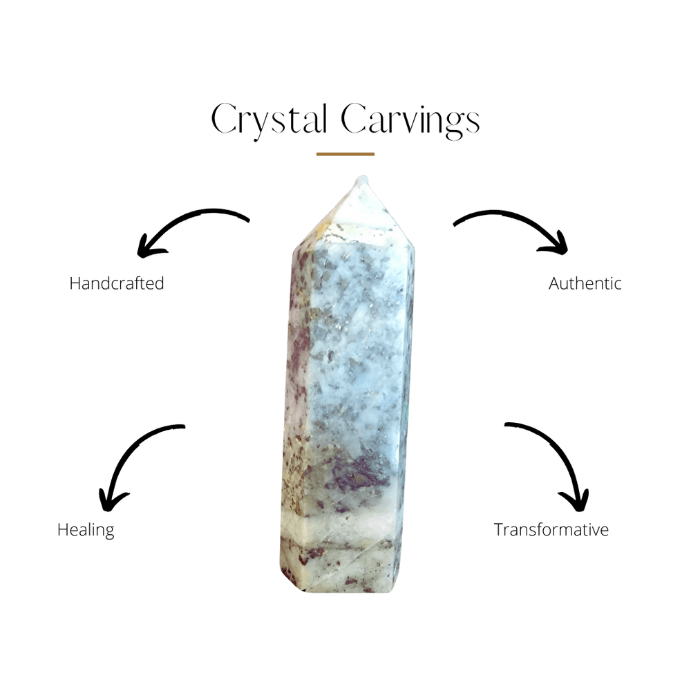 crystal/gemstone - Pyrite Agate Towers - The Lavish Essentials