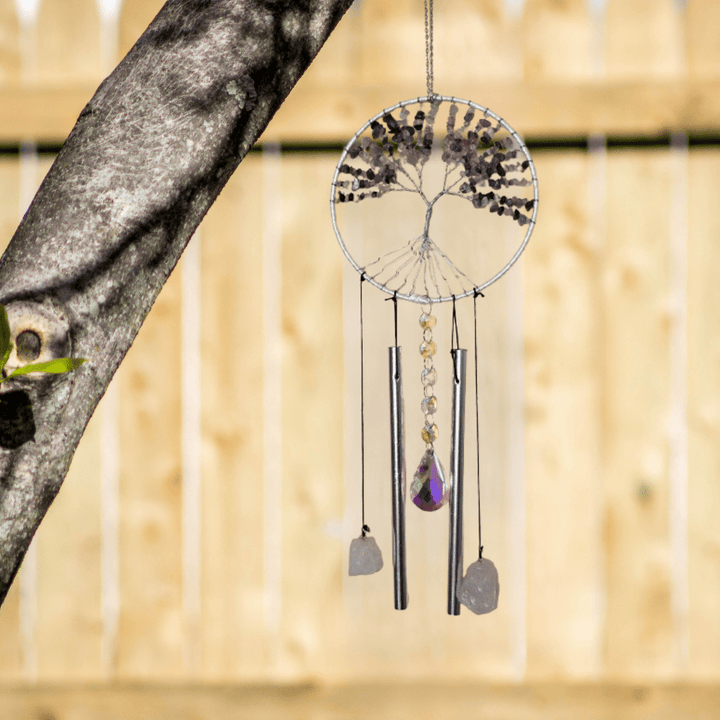 dreamcatcher - Rainbow Fluorite Dreamcatcher - The Lavish Essentials