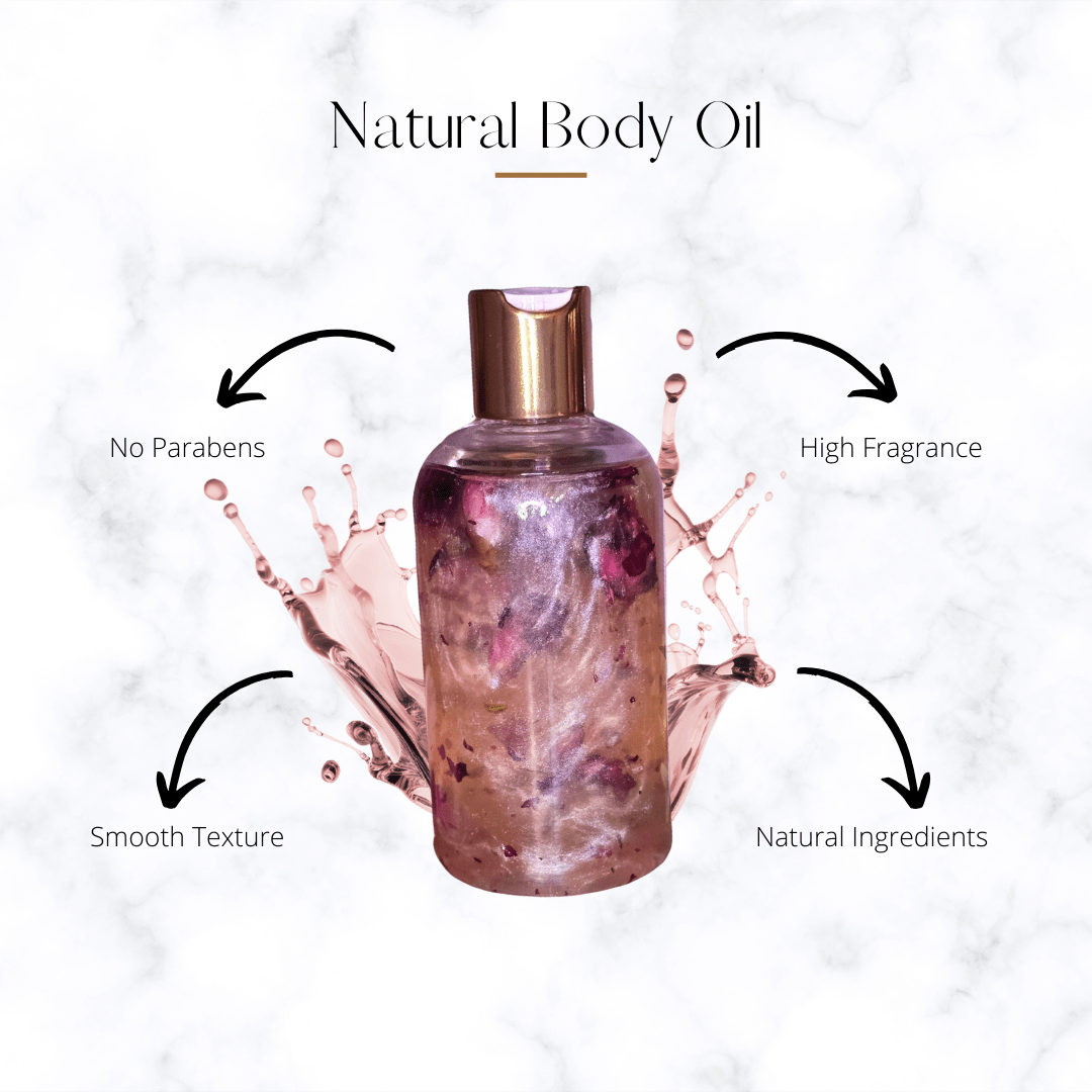 bath oil - Rose Quartz - Body Oil - The Lavish Essentials