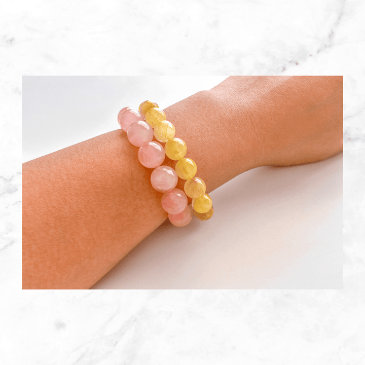 Bracelet - Rose Quartz Bracelet - The Lavish Essentials