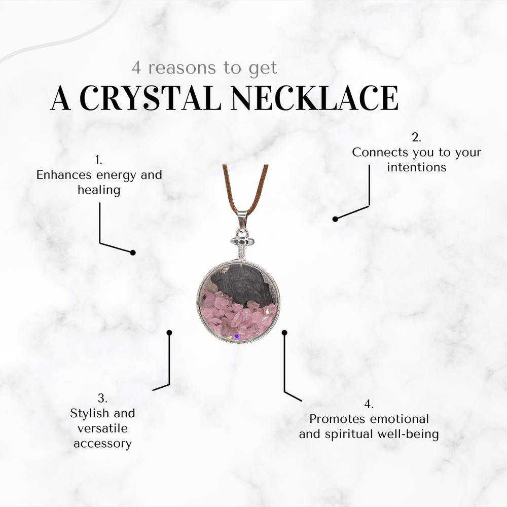 necklace - Rose Quartz Necklace - The Lavish Essentials