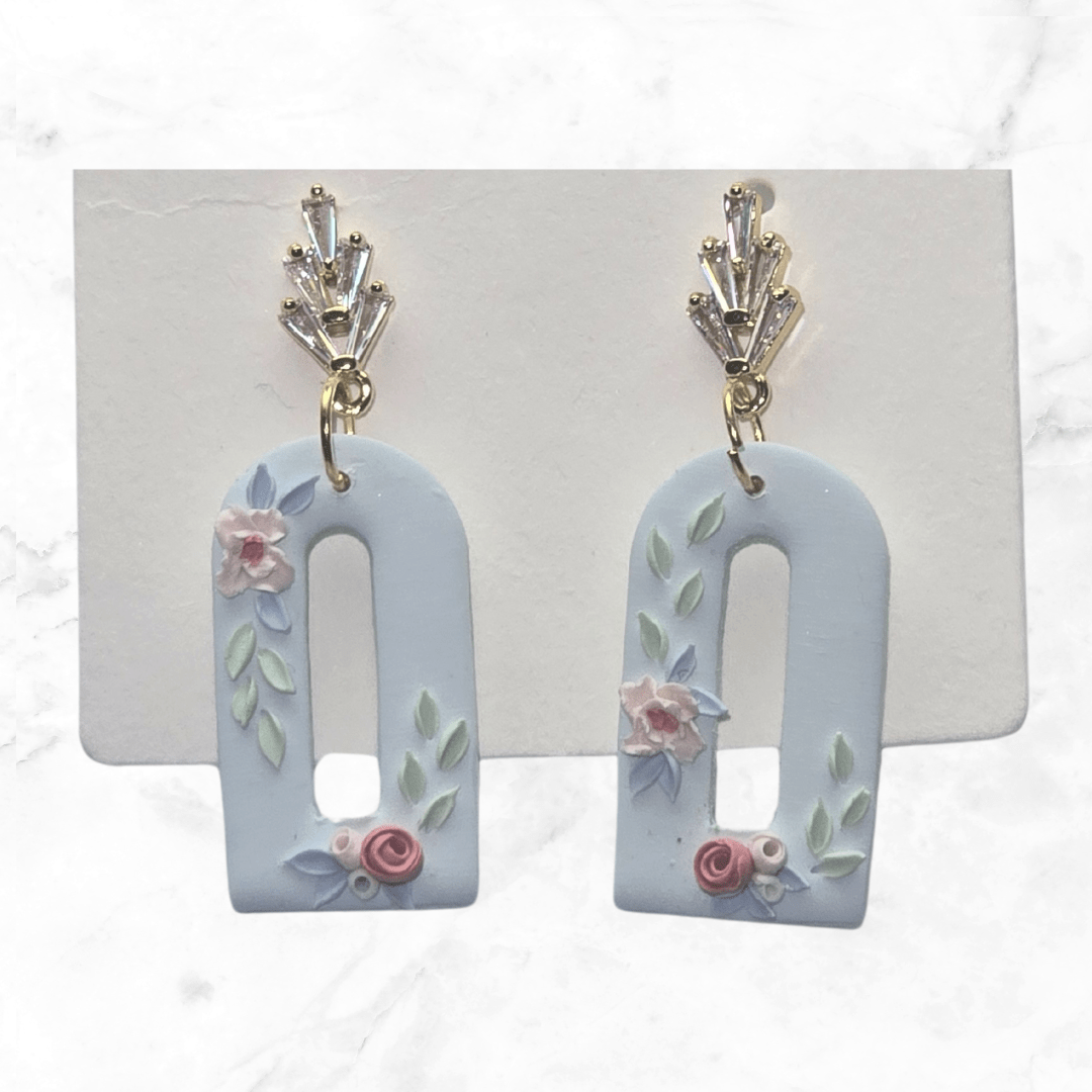 earrings - Sky Florals Earrings - The Lavish Essentials