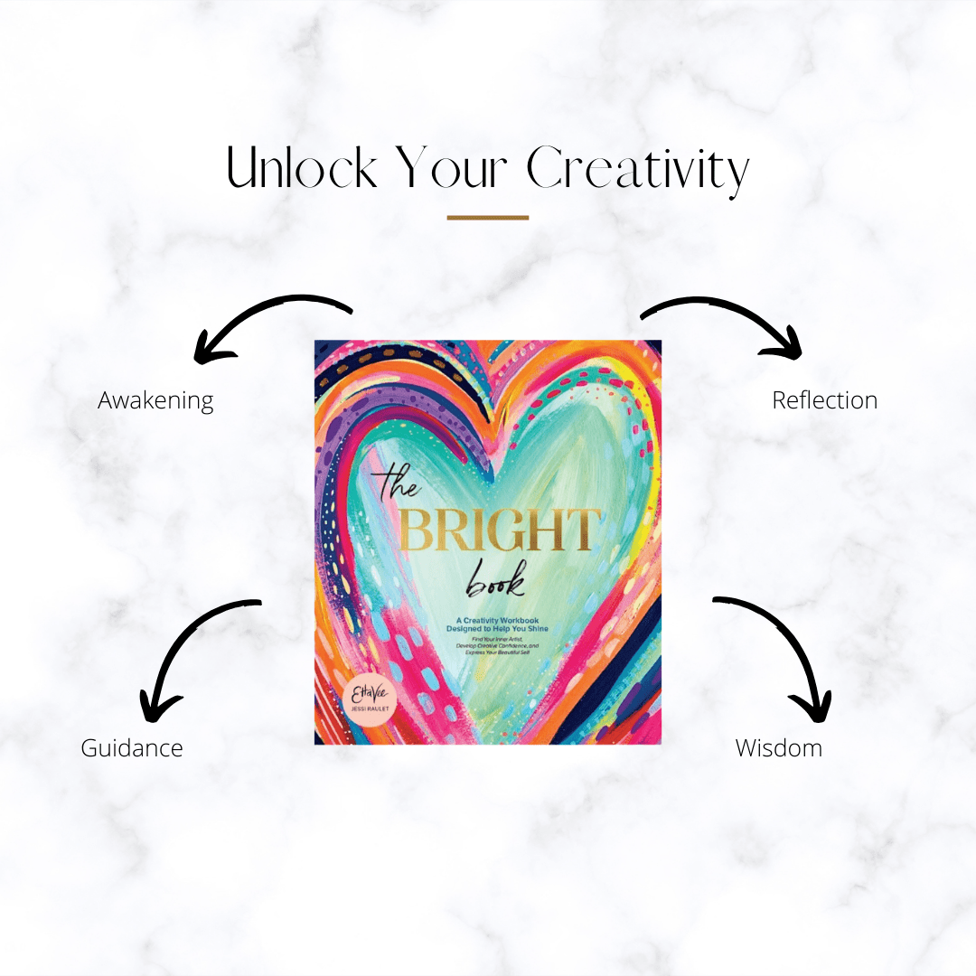 book - The Bright Book: A Creativity Workbook Designed to Help You Shine - The Lavish Essentials