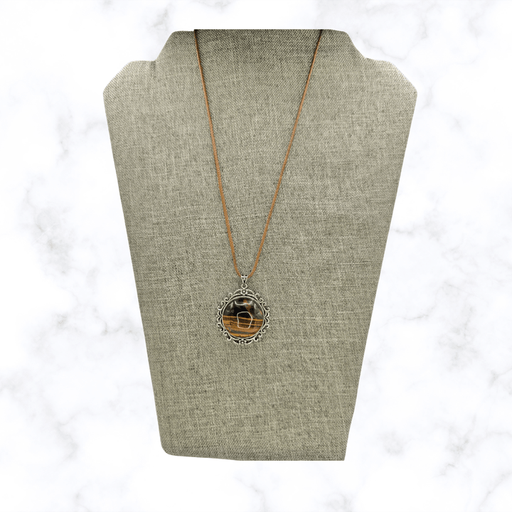 necklace - Tiger Eye Necklace - The Lavish Essentials