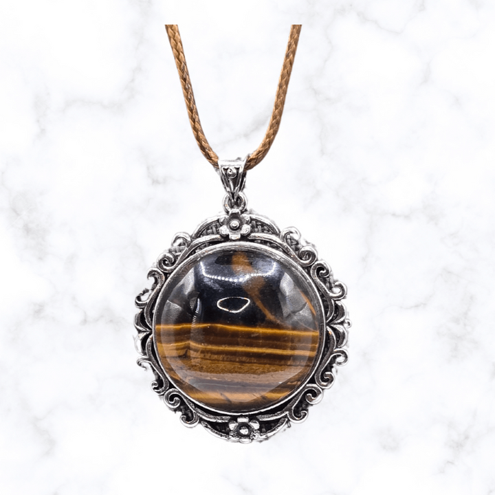 necklace - Tiger Eye Necklace - The Lavish Essentials