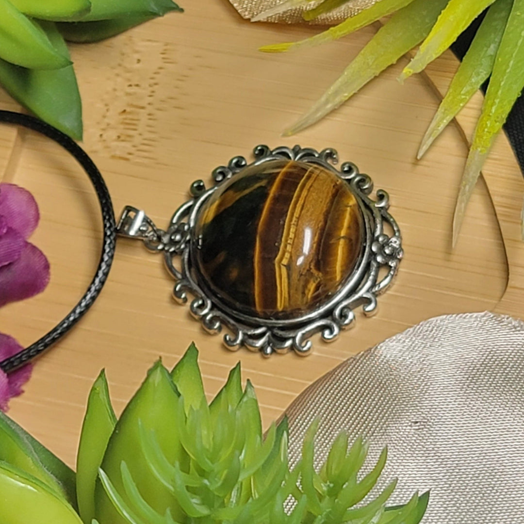 necklace - Tiger Eye Necklace - The Lavish Essentials