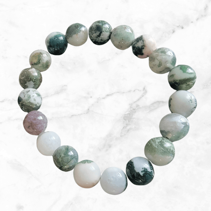 Bracelet - Tree Moss Agate Bracelet - The Lavish Essentials