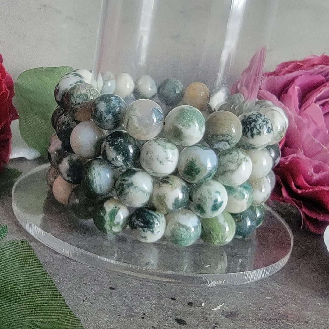 Bracelet - Tree Moss Agate Bracelet - The Lavish Essentials