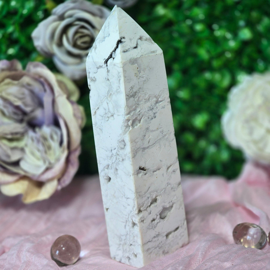 crystal/gemstone - White Agate Tower - The Lavish Essentials